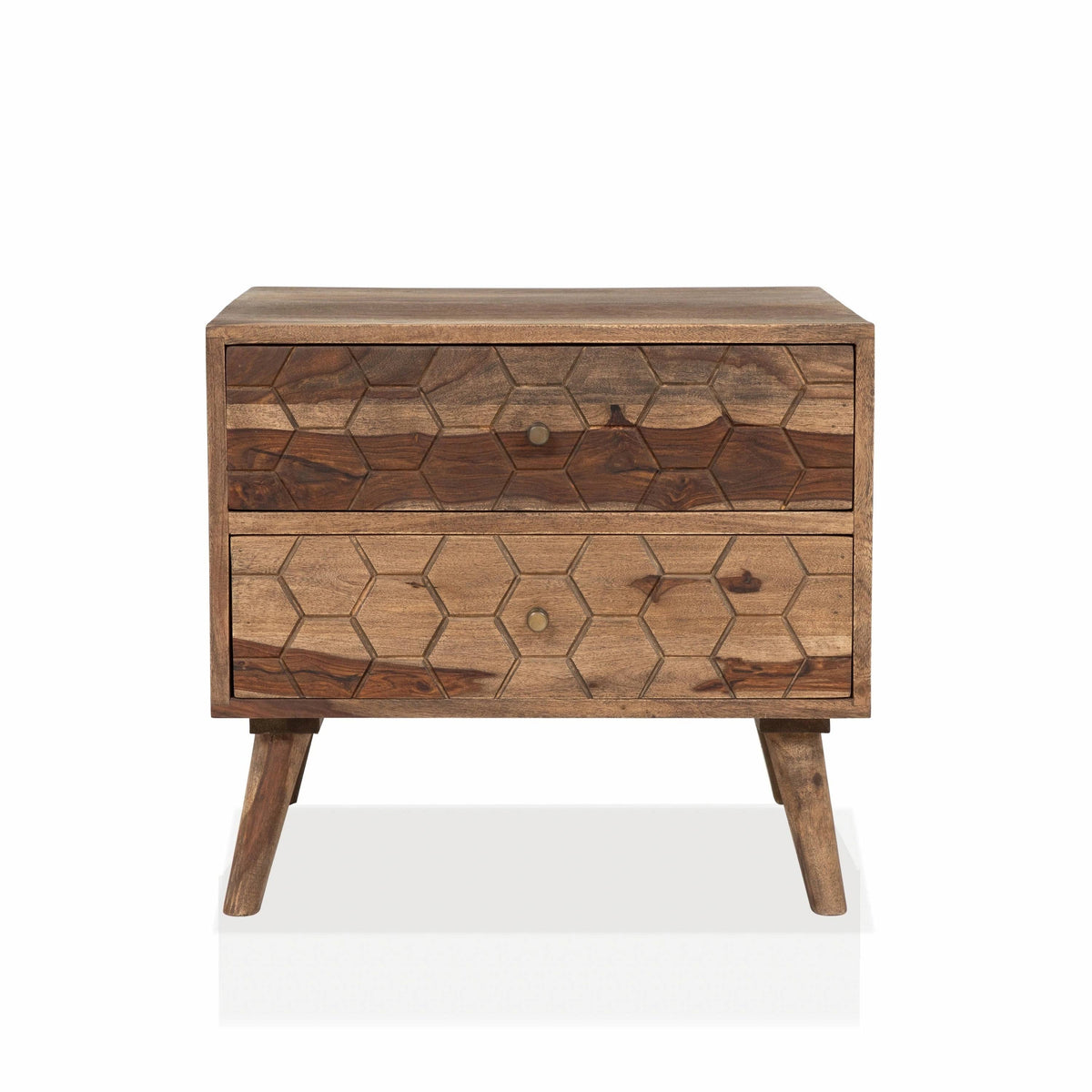 Natural Oak Nightstands Set of 2 Y676