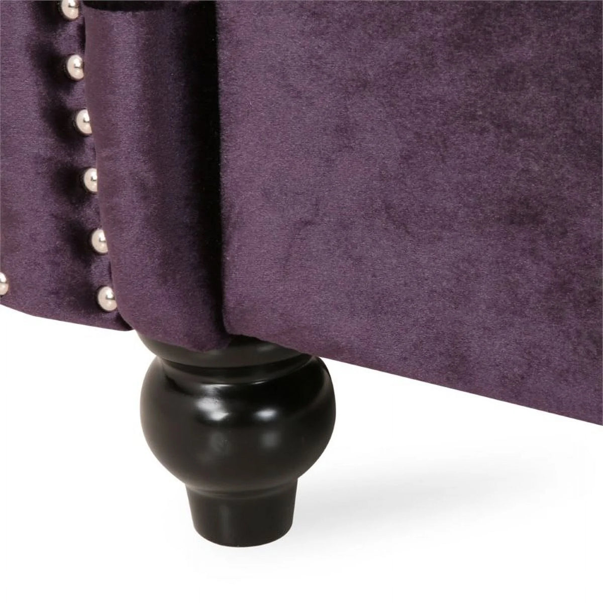 7 Seat Velvet Tufted Chesterfield Sectional B846654