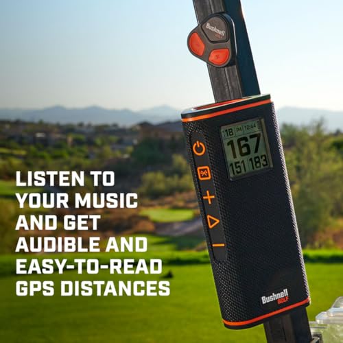 Golf GPS Speaker with LCD Screen and Magnetic Mount T1523