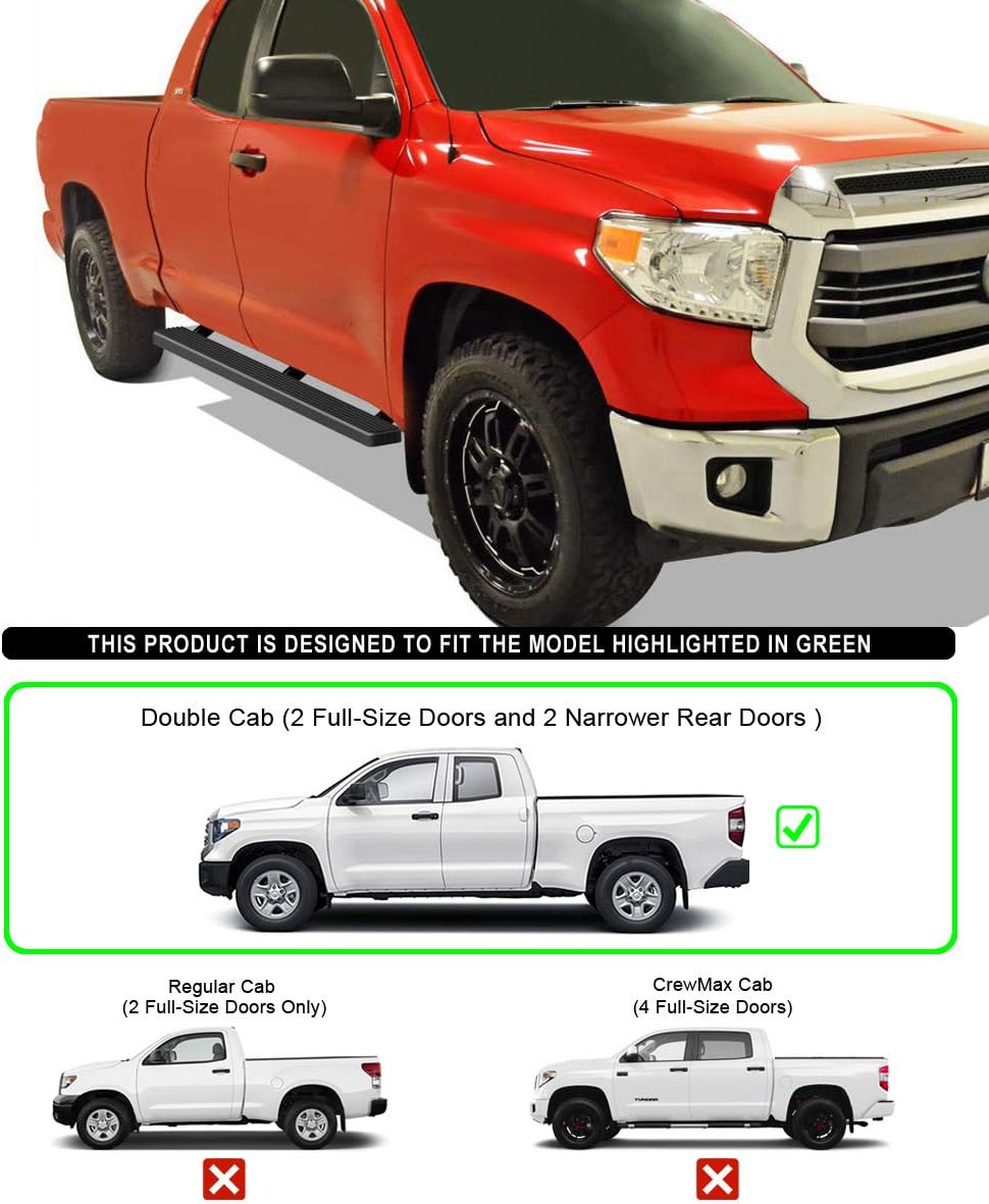 4in Black Running Boards A98752
