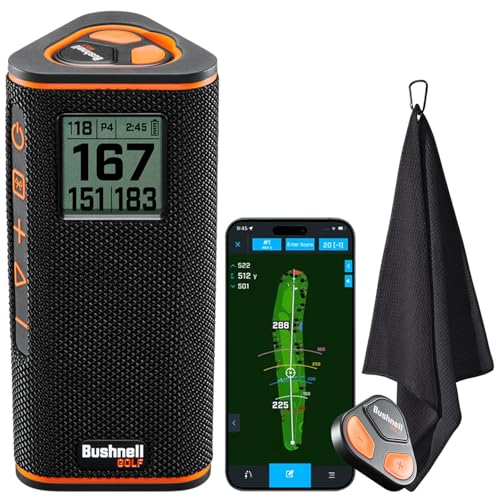 Golf GPS Speaker with LCD Screen and Magnetic Mount T1523