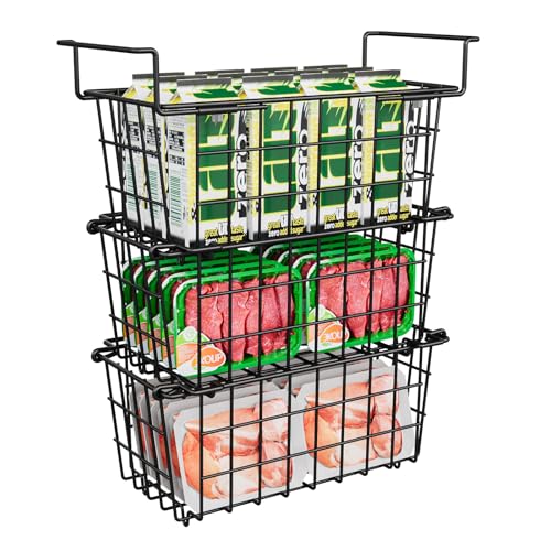 Stackable Freezer Organizer - Expandable Bin*1 + Stackable Bins*2 V765