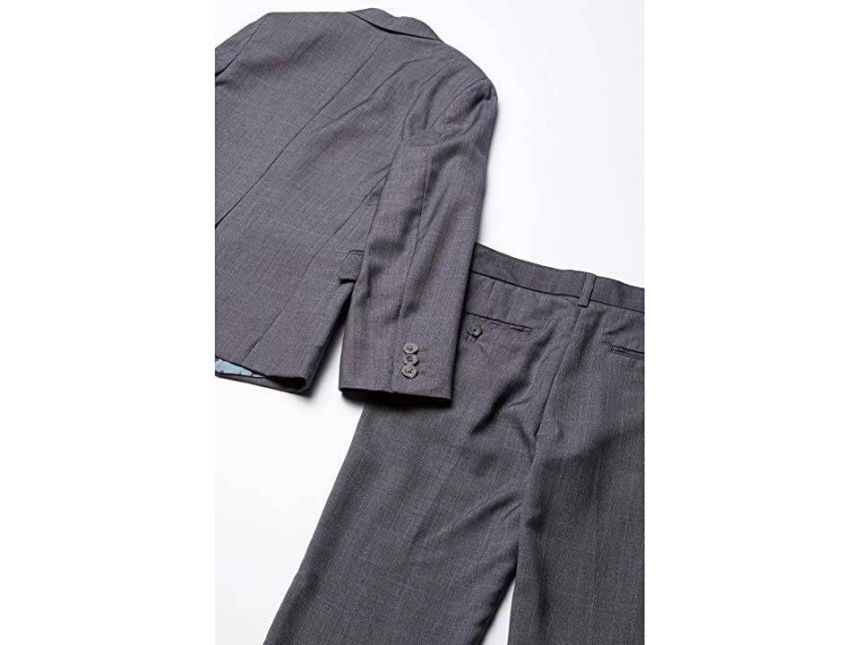 Grey/Blue Yonder Check Two-Piece Boy's Suit H329