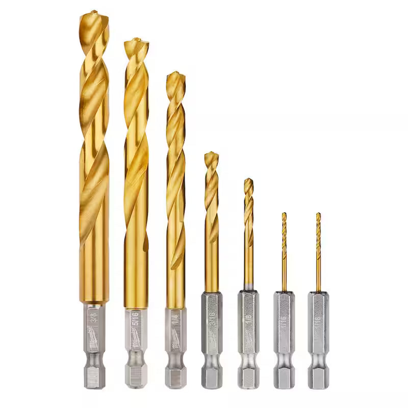 Titanium Drill Bit Set 7-Piece F2466