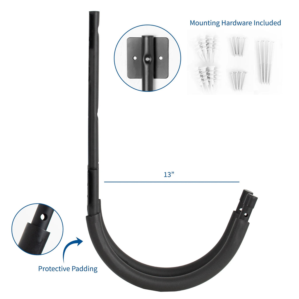 Steel Kayak Wall Mount Cradle Holder Set H95519