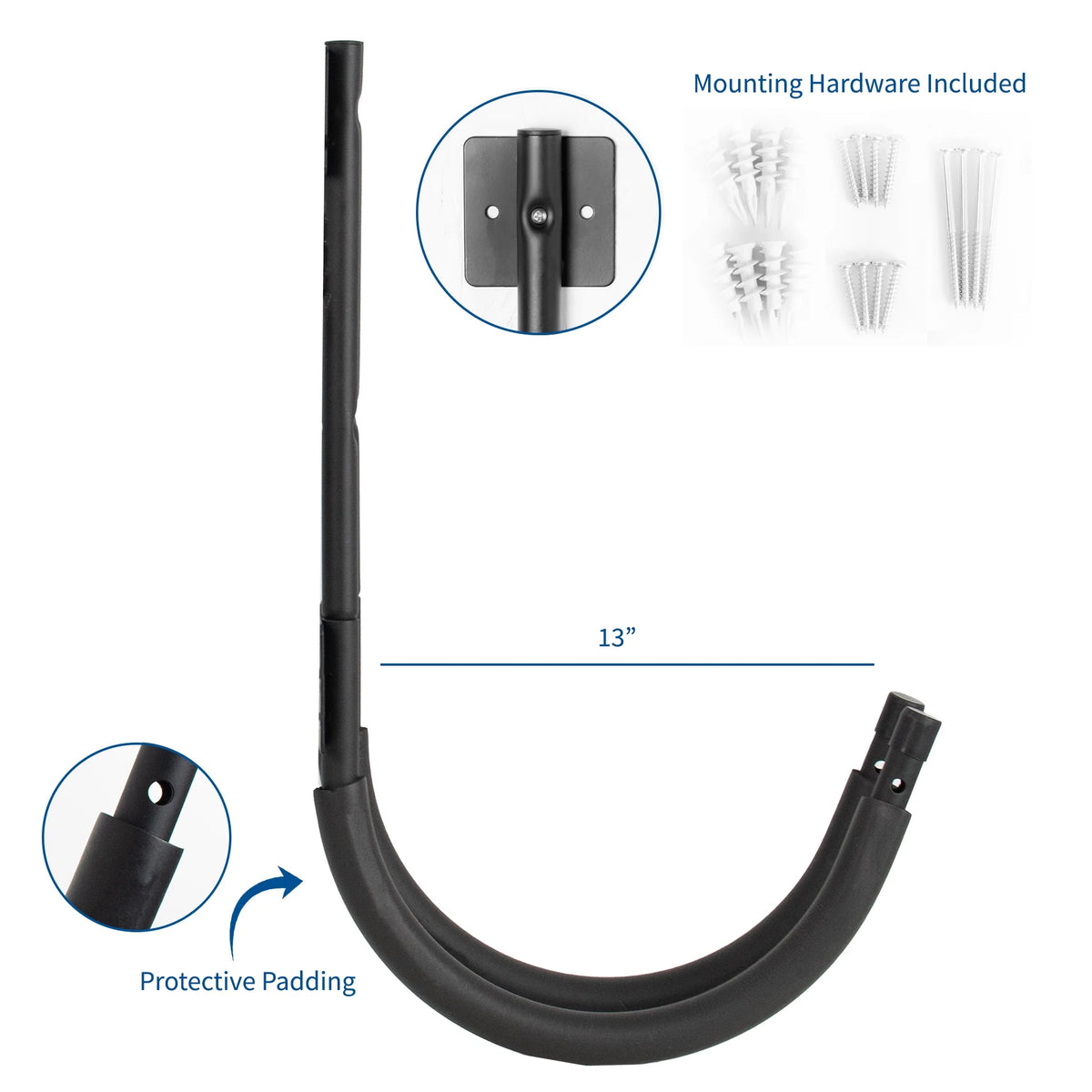 Steel Kayak Wall Mount Cradle Holder Set H95519
