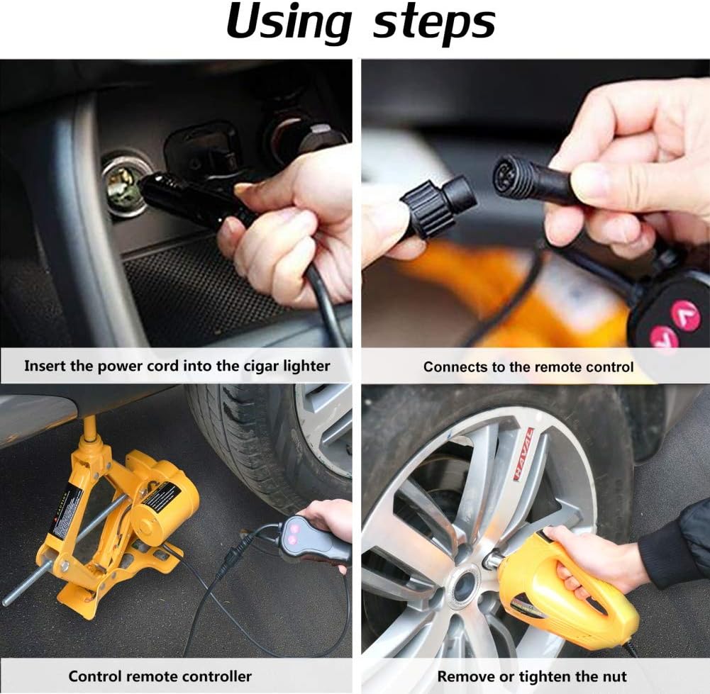 Electric Jack Kit 3 Ton with Electric Impact Wrench L70660