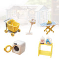 1:12 Mini Dollhouse Washing Machine Vacuum Cleaner Laundry Room Set Play Toys B472