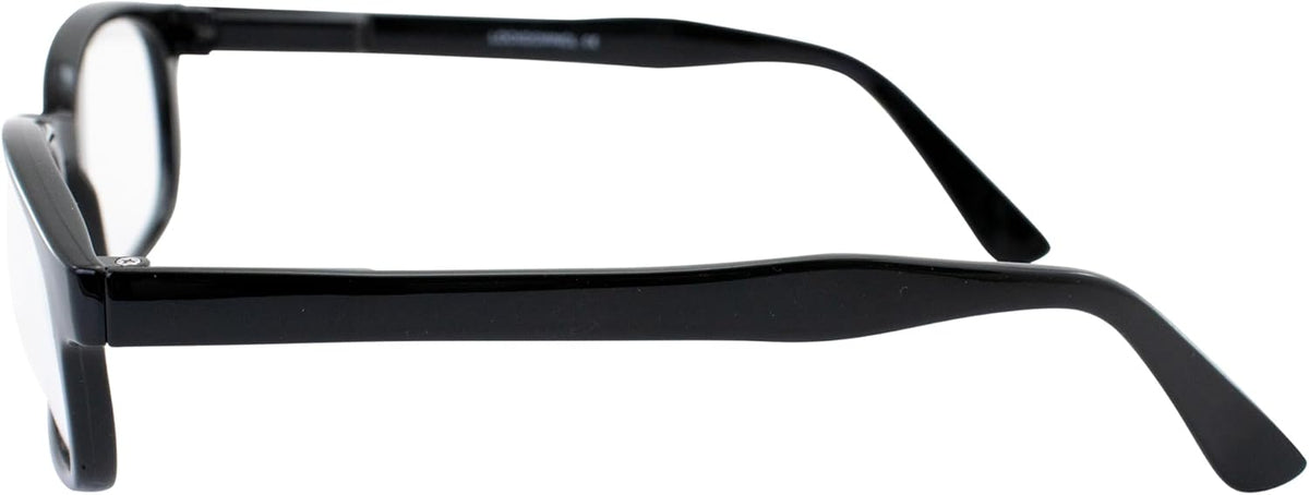 3 Pairs Motorcycle Riding Glasses with Black Frames Clear Smoke Yellow Lenses U602987