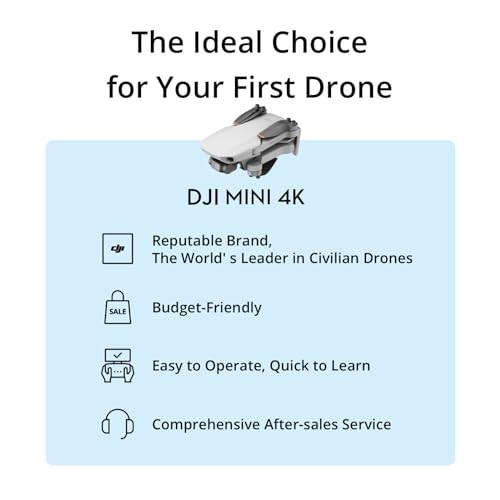 Mini 4K Fly More Combo Drone with 4K UHD Camera, Under 249 g, 3-Axis Gimbal, 3 Batteries R227613
