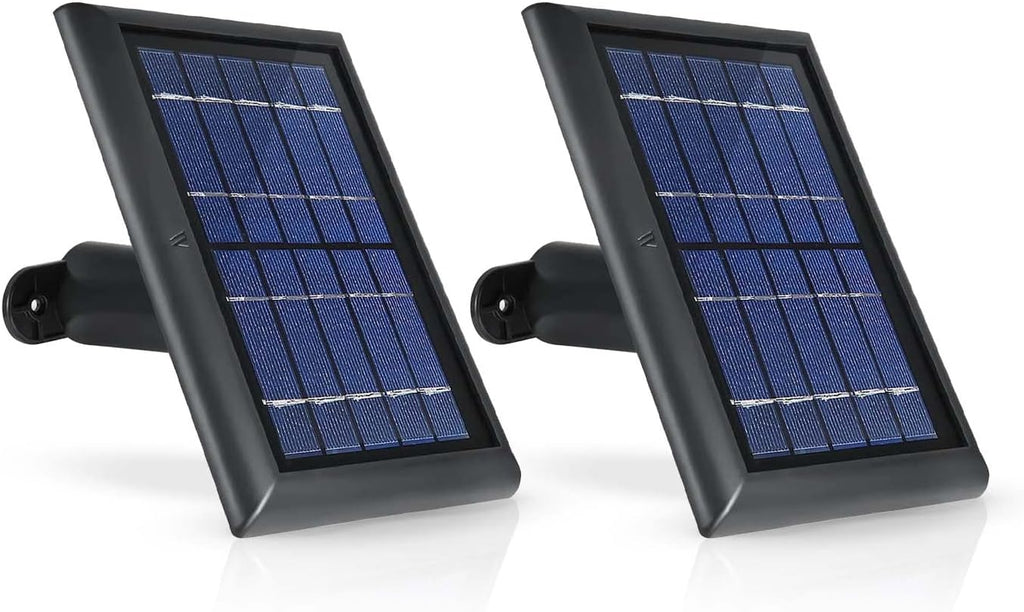 Black Solar Panel with Internal Battery 2-Pack P57590