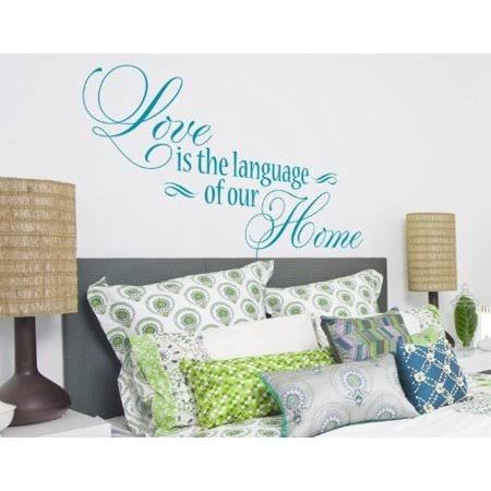 Love Is The Language of Our Home Wall Decal Q62552