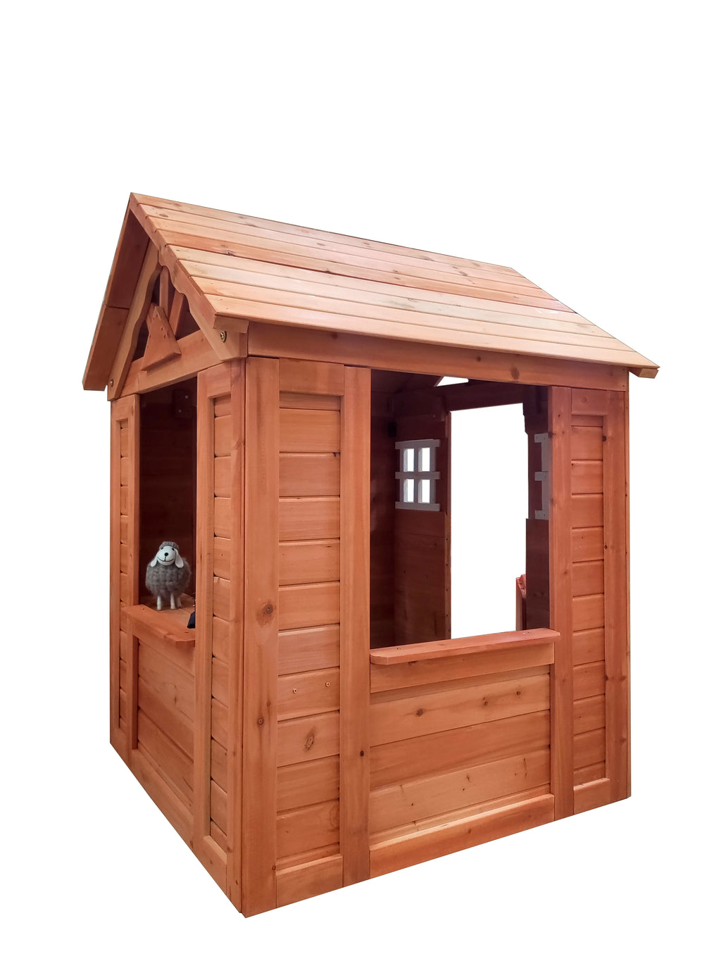 Wooden Kids Playhouse with Service Stations O72914