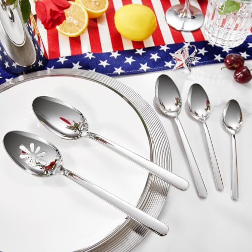 4-Piece 6.4 inch Stainless Steel Teaspoon Set H1940