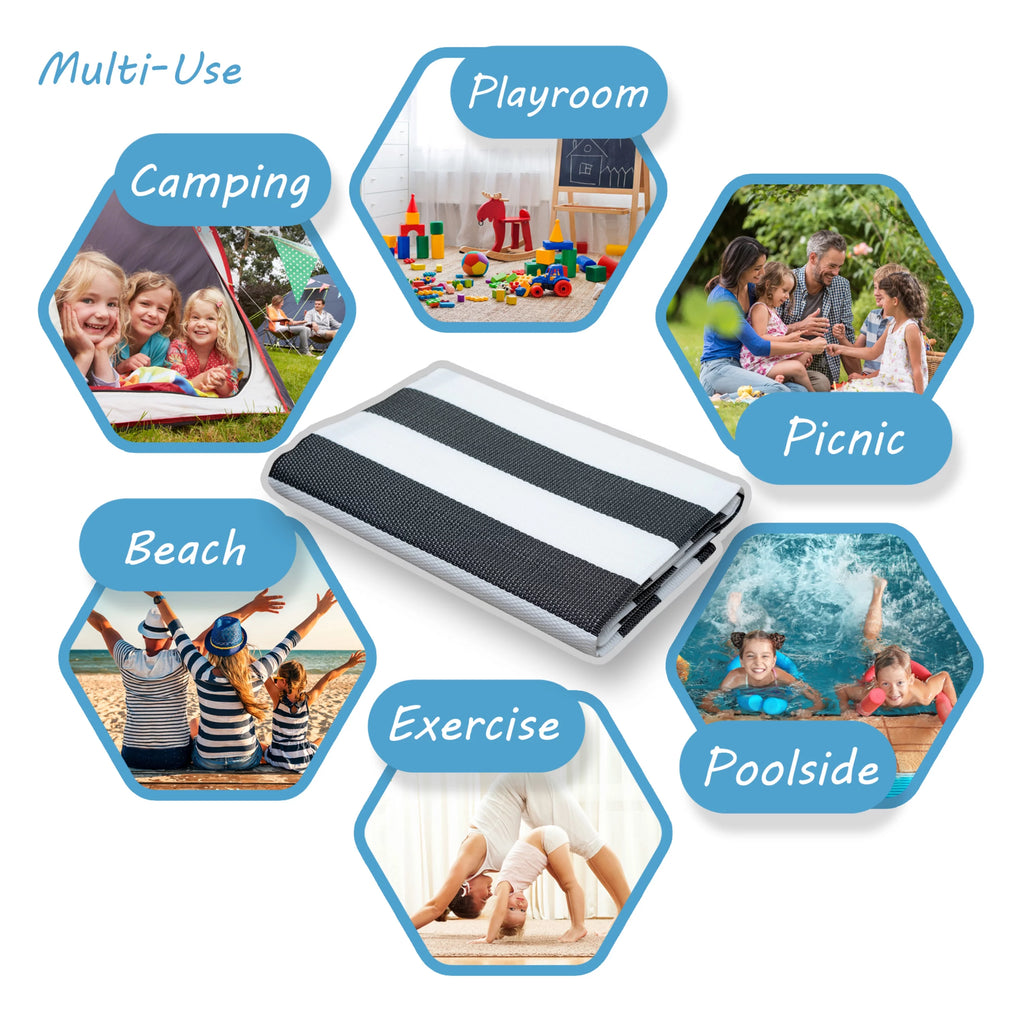 6x9 Waterproof Reversible Plastic Outdoor Rugs Z95924