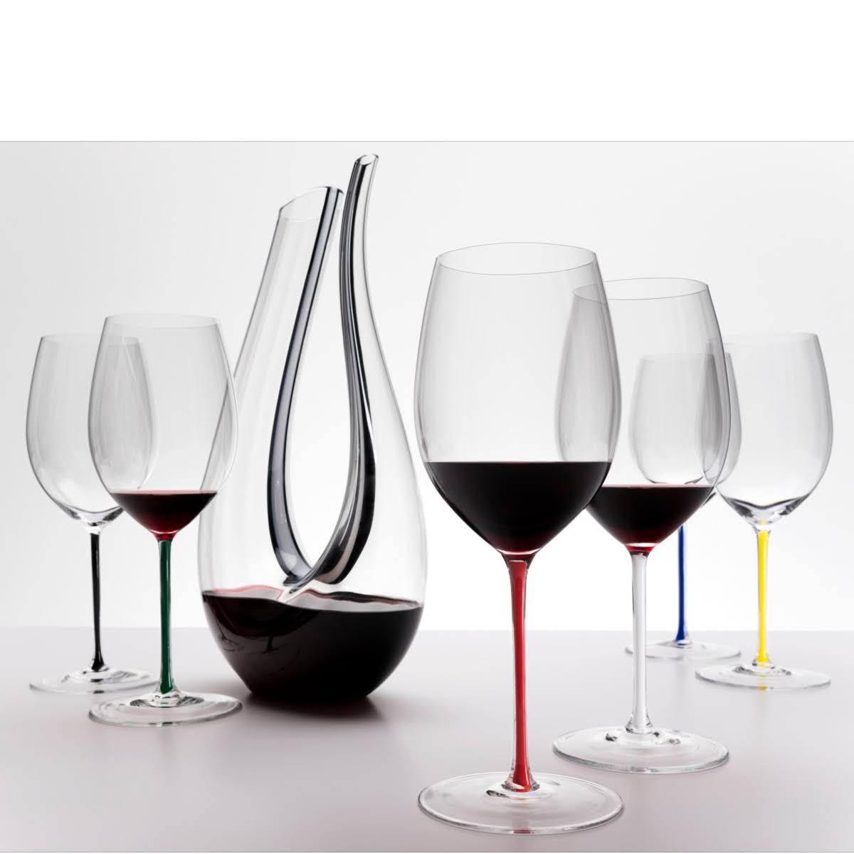 Red Champagne Wine Glass I8681