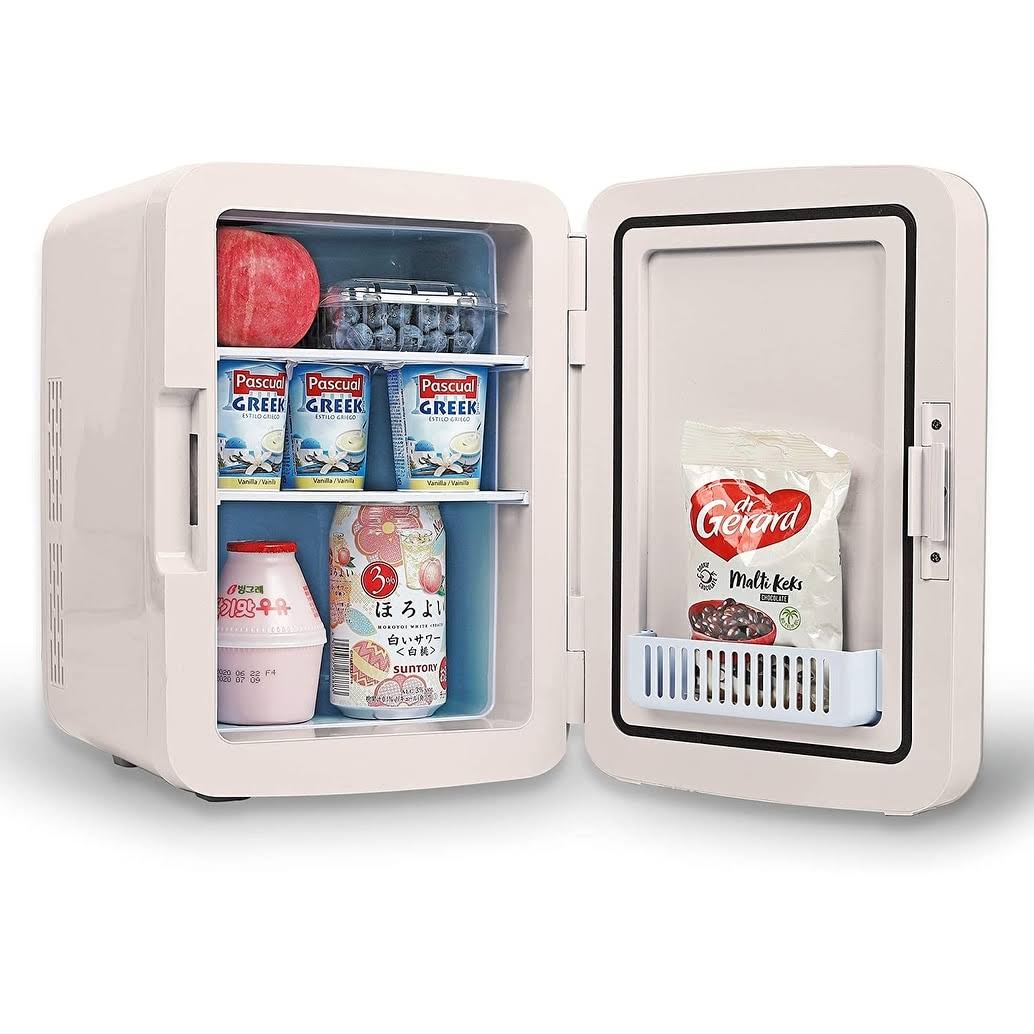 10L Portable Cooler Mini Fridge White T29557