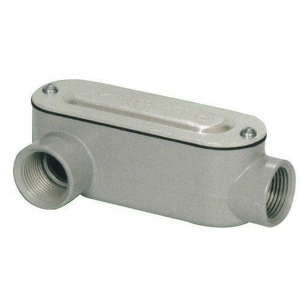 1-1/4" Threaded Aluminum Rigid Conduit Body Type LR with Cover Gasket Y37894
