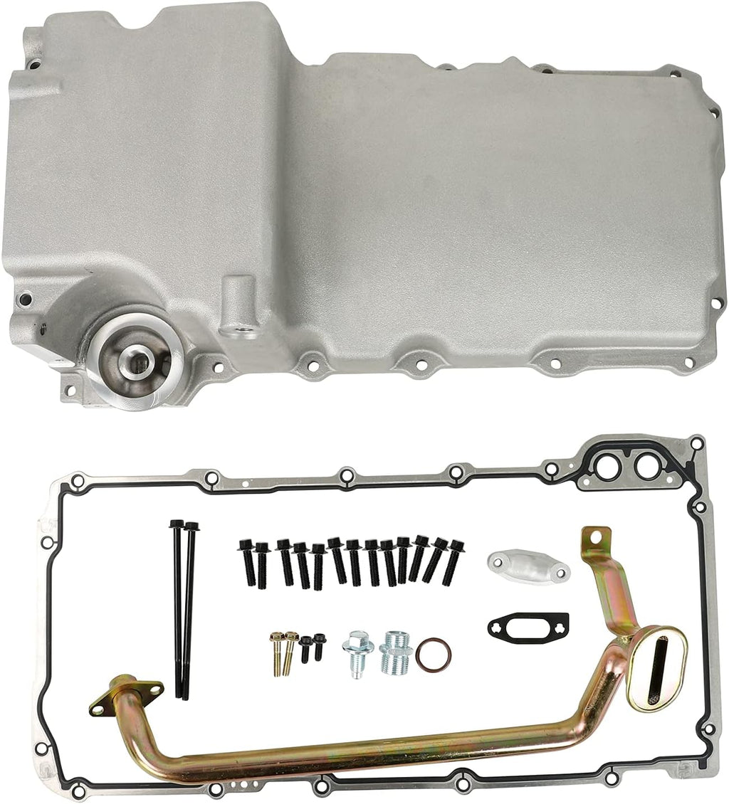 Aluminum Oil Pan Retrofit Kit with Pick Up Gasket I211