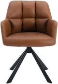 Leather Swivel Arm Desk Chair X35021