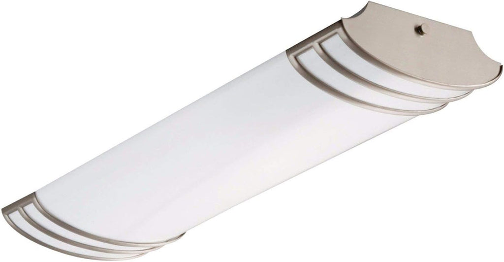 2-Foot Brushed Nickel Linear Light, 4000K, Pack of 2 S89841