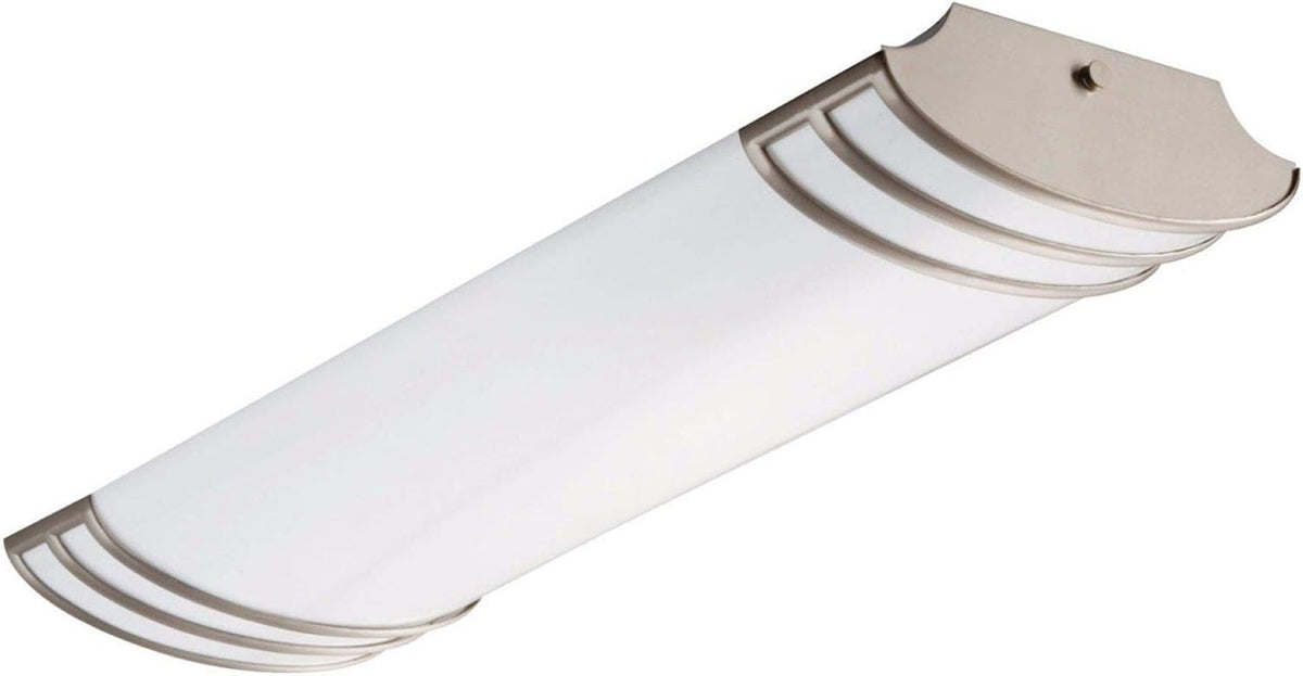 2-Foot Brushed Nickel Linear Light, 4000K, Pack of 2 S89841