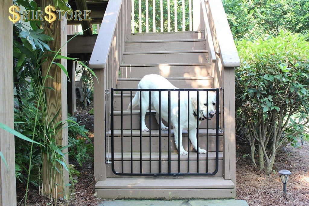 Black Stairway Safety Gate P400