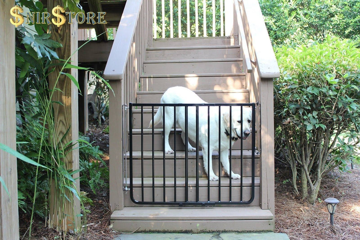 Black Stairway Safety Gate P400