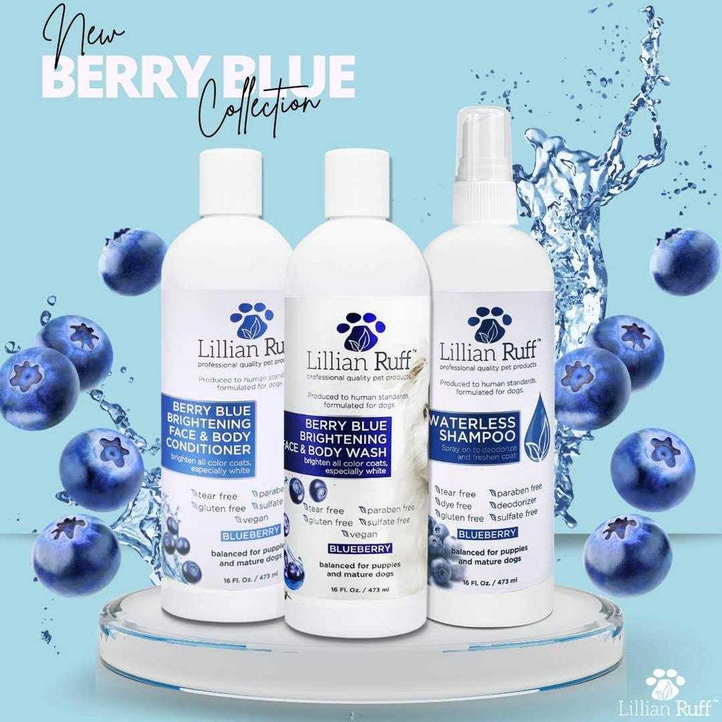 Berry Blue Brightening Face and Body Wash for Dogs and Cats K39616