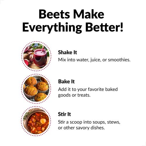 Organic Beetroot Powder Supplement, 90 Servings O67213