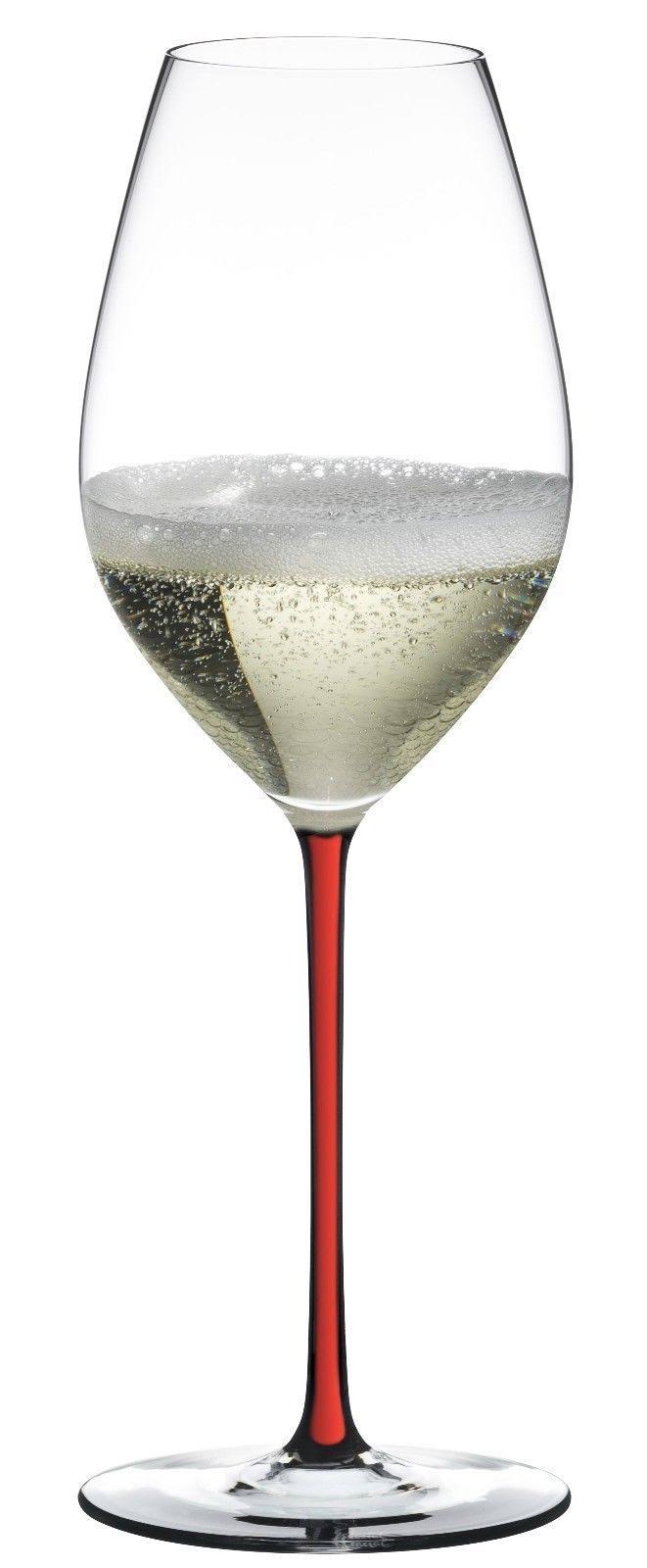 Red Champagne Wine Glass I8681