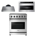 30 Gas Range, Range Hood, Microwave H3482