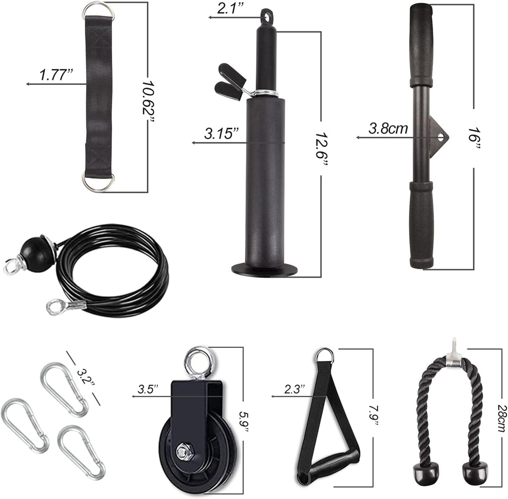 Weight Cable Pulley System Gym Cable Pulley Attachments Home Gym Equipment L472730