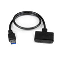 USB 3.0 to 2.5 inch SATA III Hard Drive Adapter Cable, Black F4095