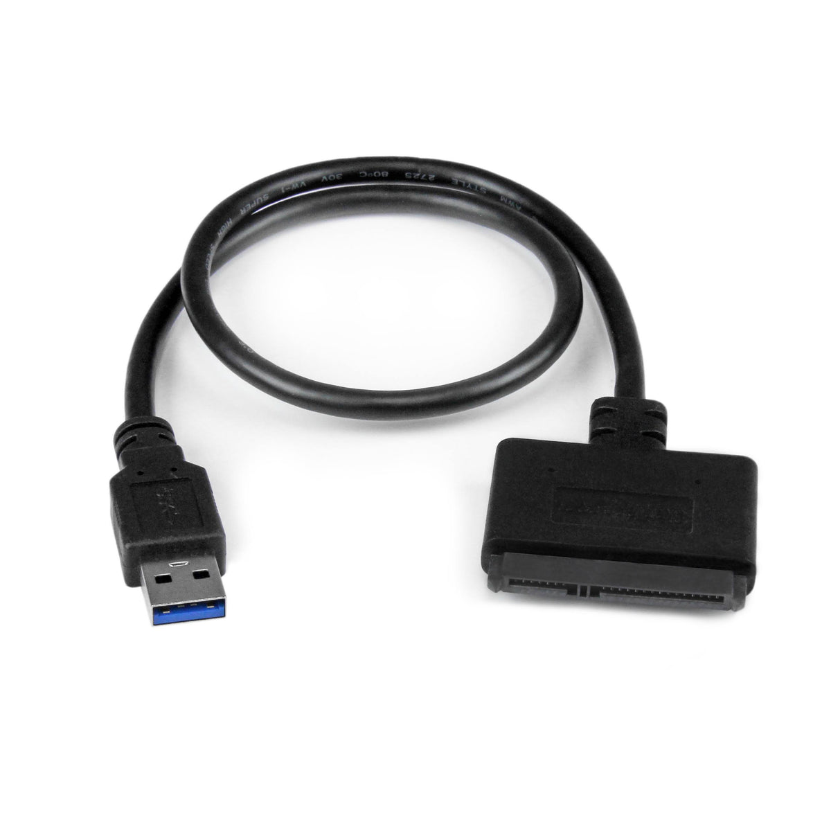 USB 3.0 to 2.5 inch SATA III Hard Drive Adapter Cable, Black F4095