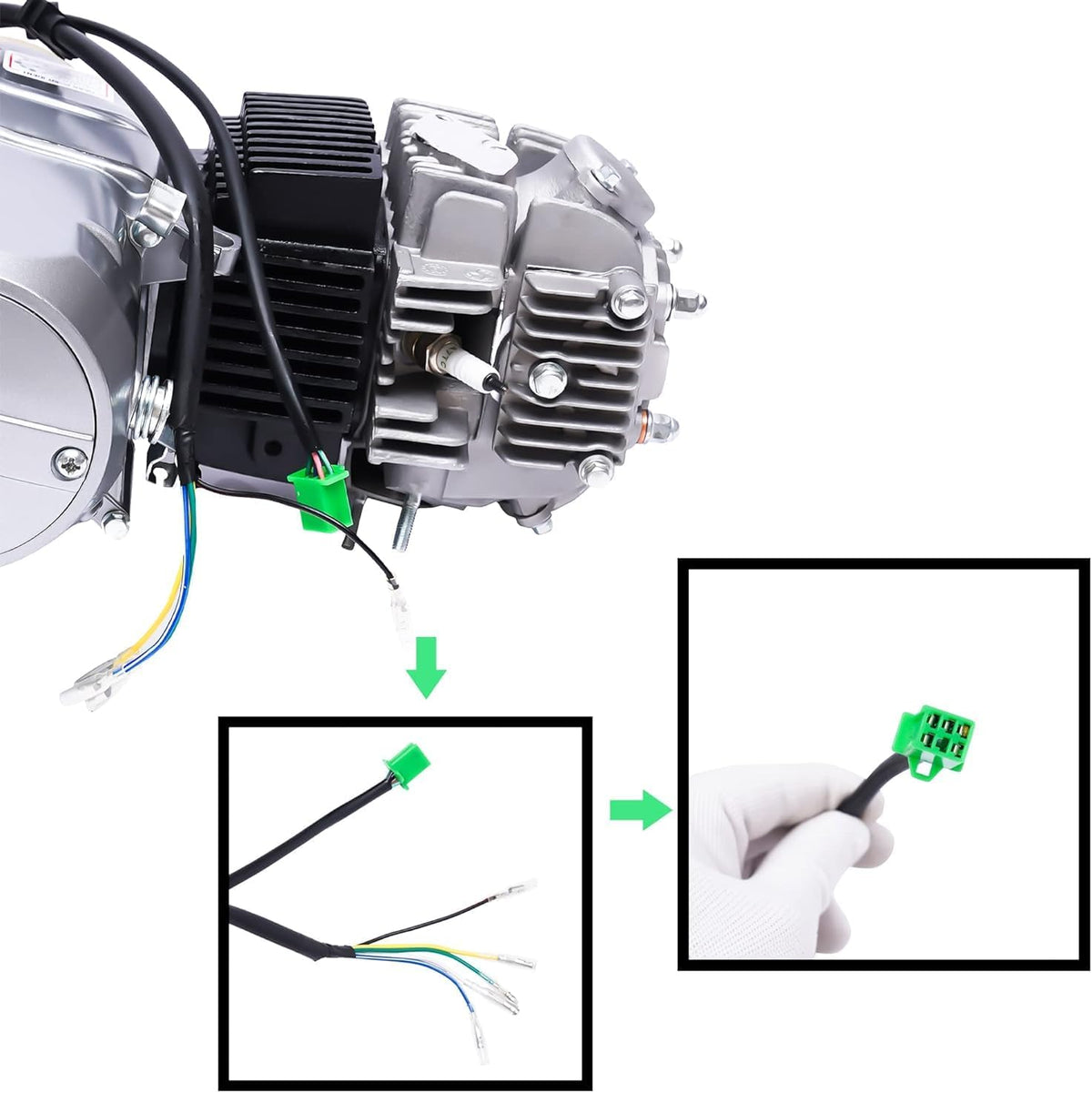 125cc 140cc 4-Stroke Engine Motor T23772