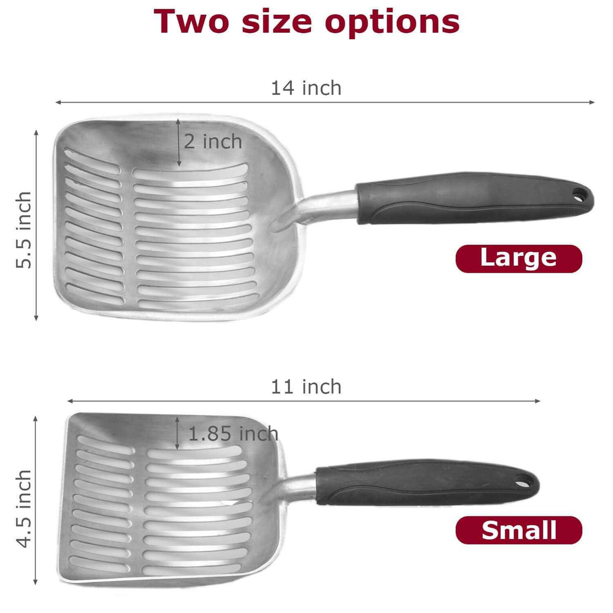 Aluminum Oversized Metal Cat Litter Scoop R59161