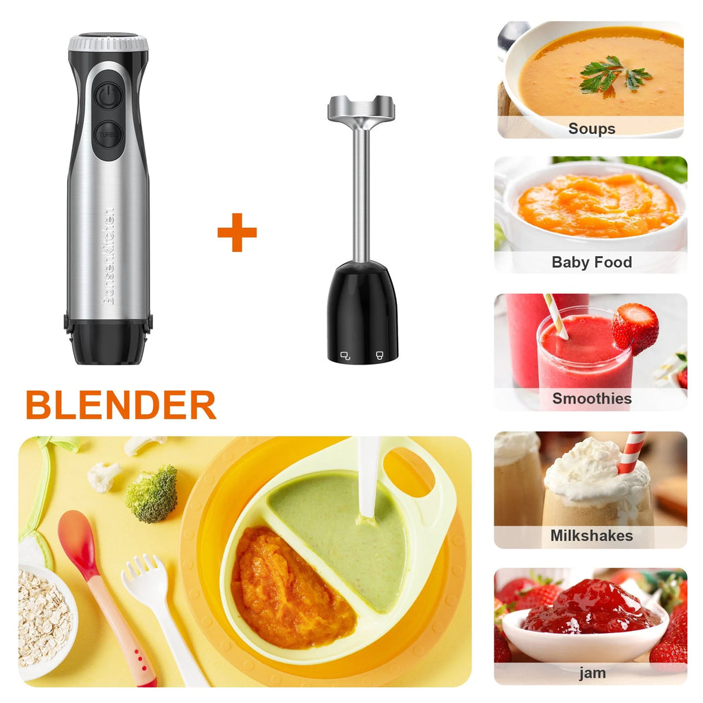 Stainless Steel 20-Speed Immersion Blender Y37410