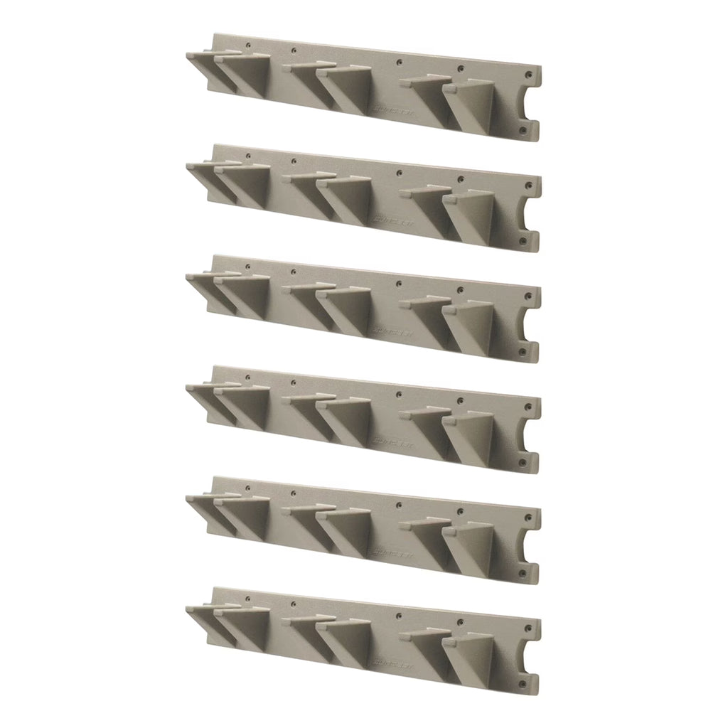 6 Pack Wall Mount Garden Tool Hanger Organizer H282402