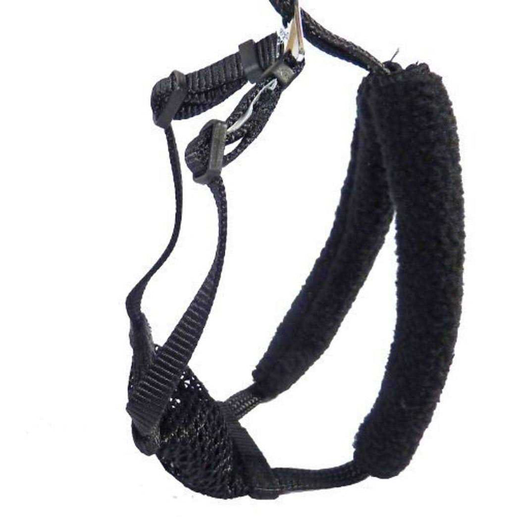 Medium Black Anti Pull Mesh Dog Harness K328423