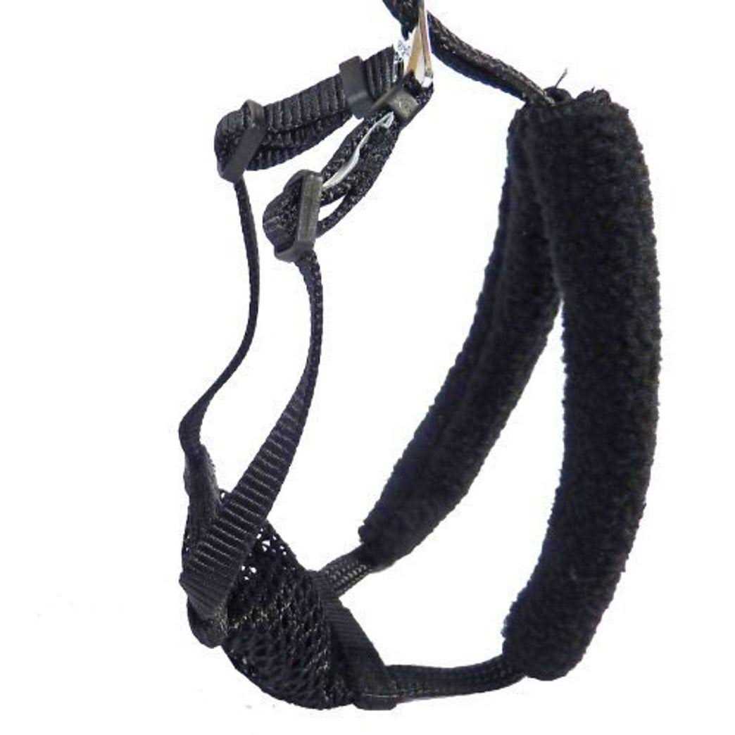 Medium Black Anti Pull Mesh Dog Harness K328423