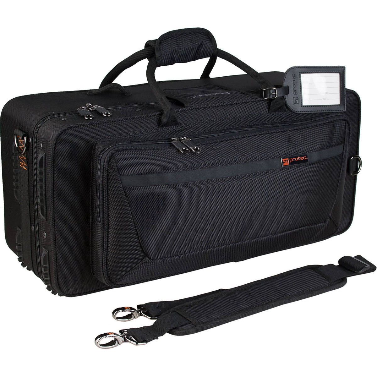 Black Double Trumpet Case Z526455