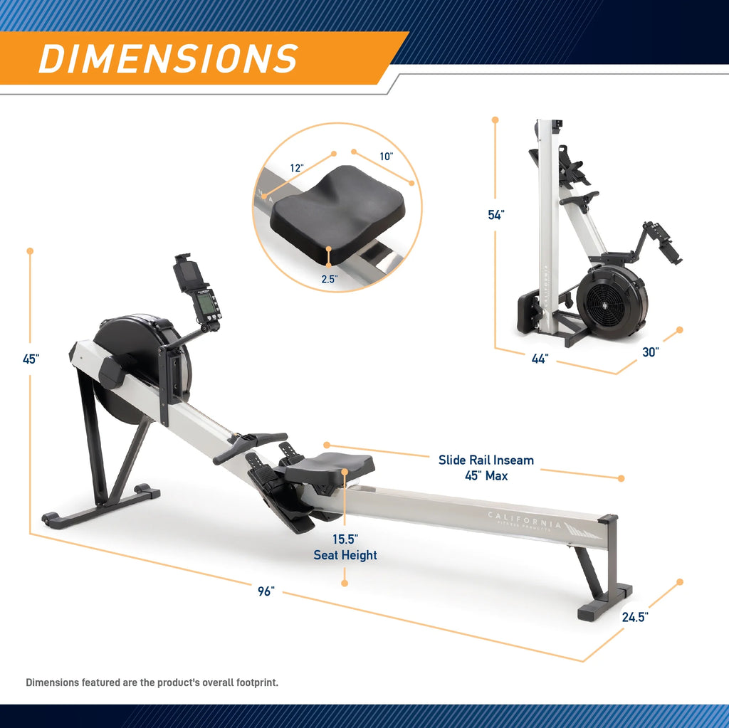 Rowing Machine with Adjustable Air Resistance C78922
