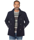 Men's Classic Double Breasted Peacoat Y236045