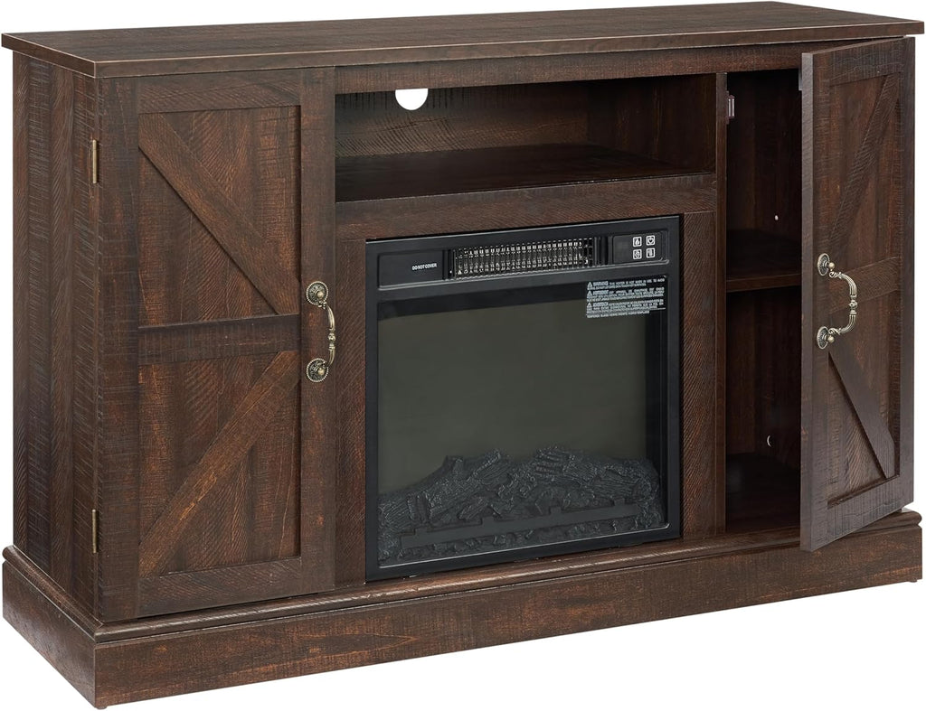 Electric Fireplace TV Stand with Cable Management I10781
