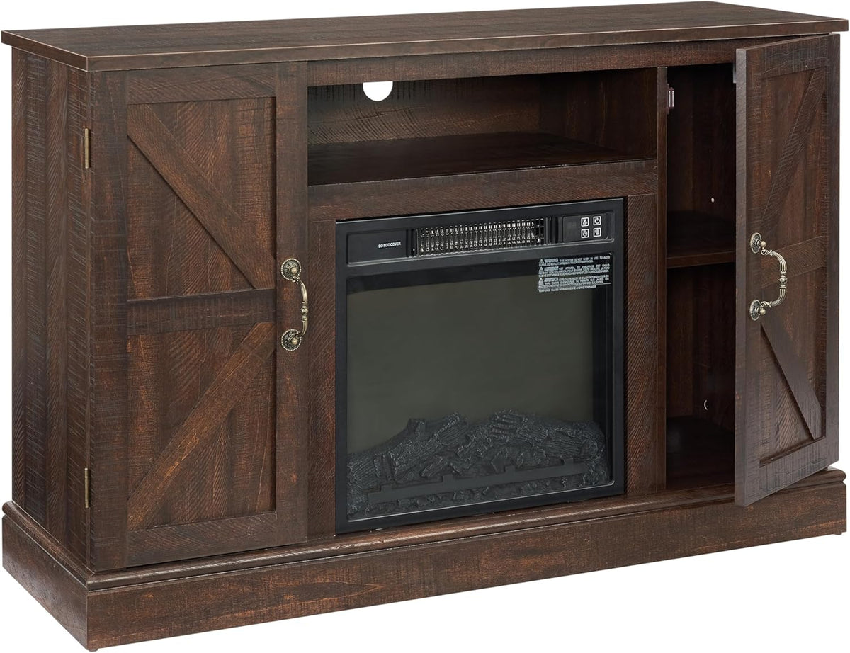 Electric Fireplace TV Stand with Cable Management I10781