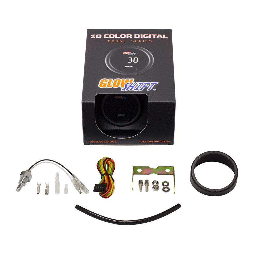 10 Color Digital Water Coolant Temperature Gauge Kit H3142