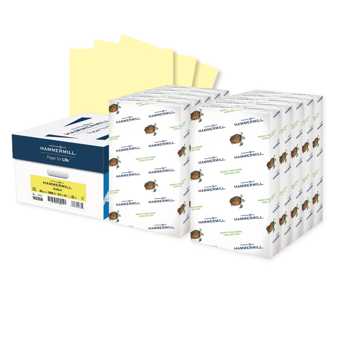 20 lb Canary Multipurpose Copy Paper 5000/CT K632