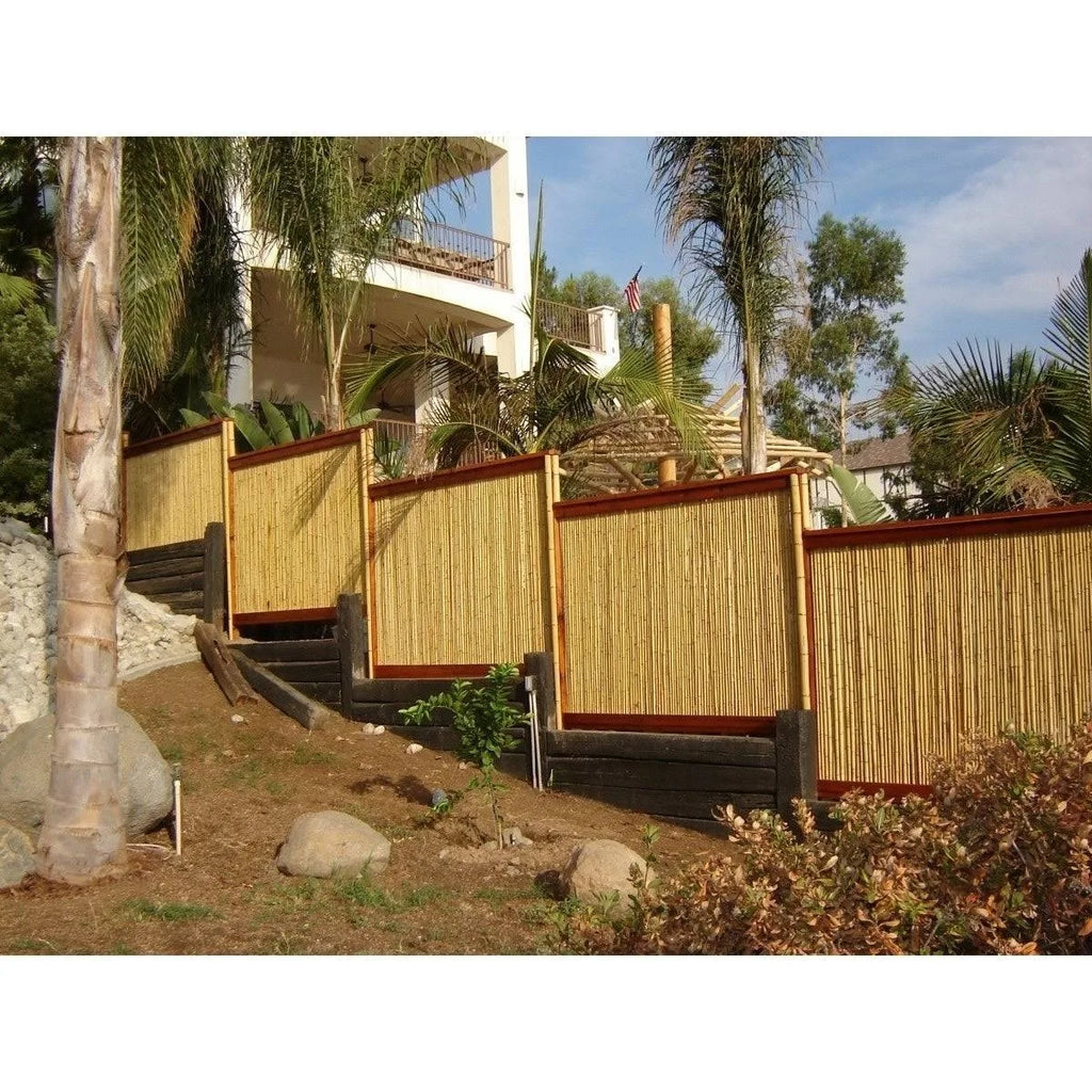 Natural Bamboo Fence C54162