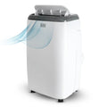 5,000 BTU Portable Air Conditioner with Remote Control, White X8251